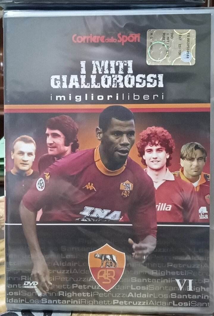 TeknoFilm - DVD – I MITI GIALLOROSSI Vol. 06 - I MIGLIORI LIBERI - CORRIERE DELLO SPORT