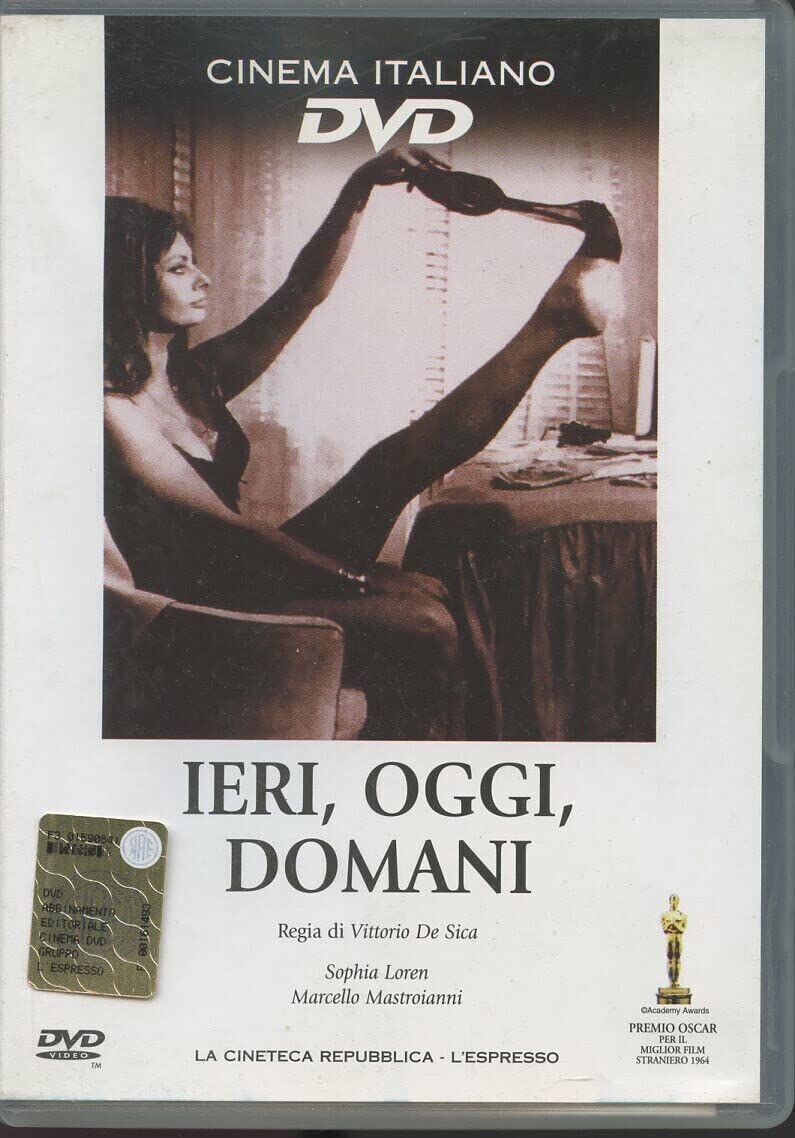TeknoFilm - DVD – IERI OGGI DOMANI di Vittorio De Sica (1963) - REPUBBLICA/L'ESPRESSO