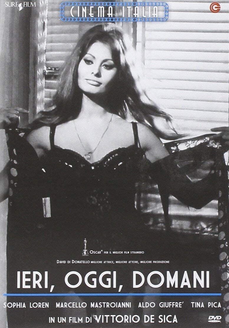 TeknoFilm - DVD – IERI OGGI DOMANI di Vittorio De Sica (1963) - CECCHI GORI HOME VIDEO