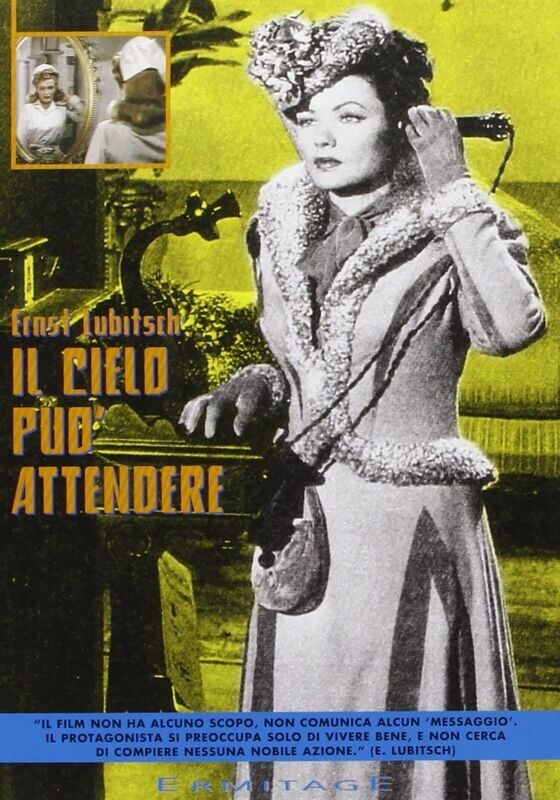 TeknoFilm - DVD - IL CIELO PUO' ATTENDERE di Ernst Lubitsch (1943) - ERMITAGE