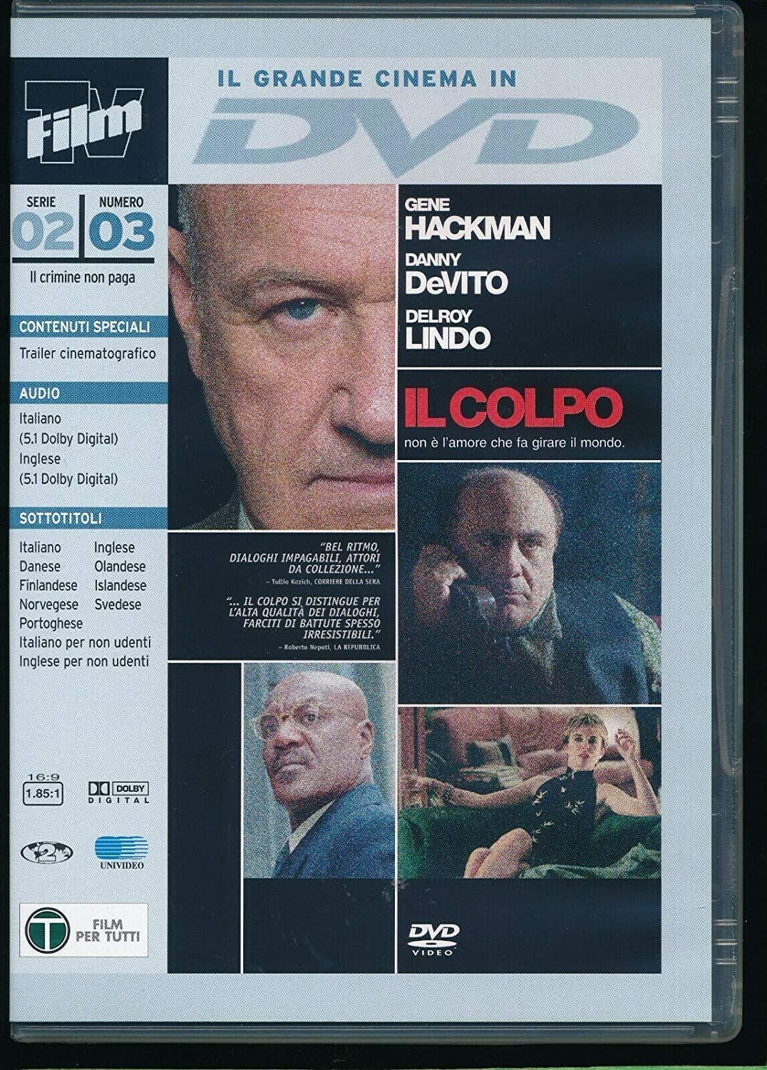 TeknoFilm - DVD – IL COLPO di David Mamet (2001) - FILM TV