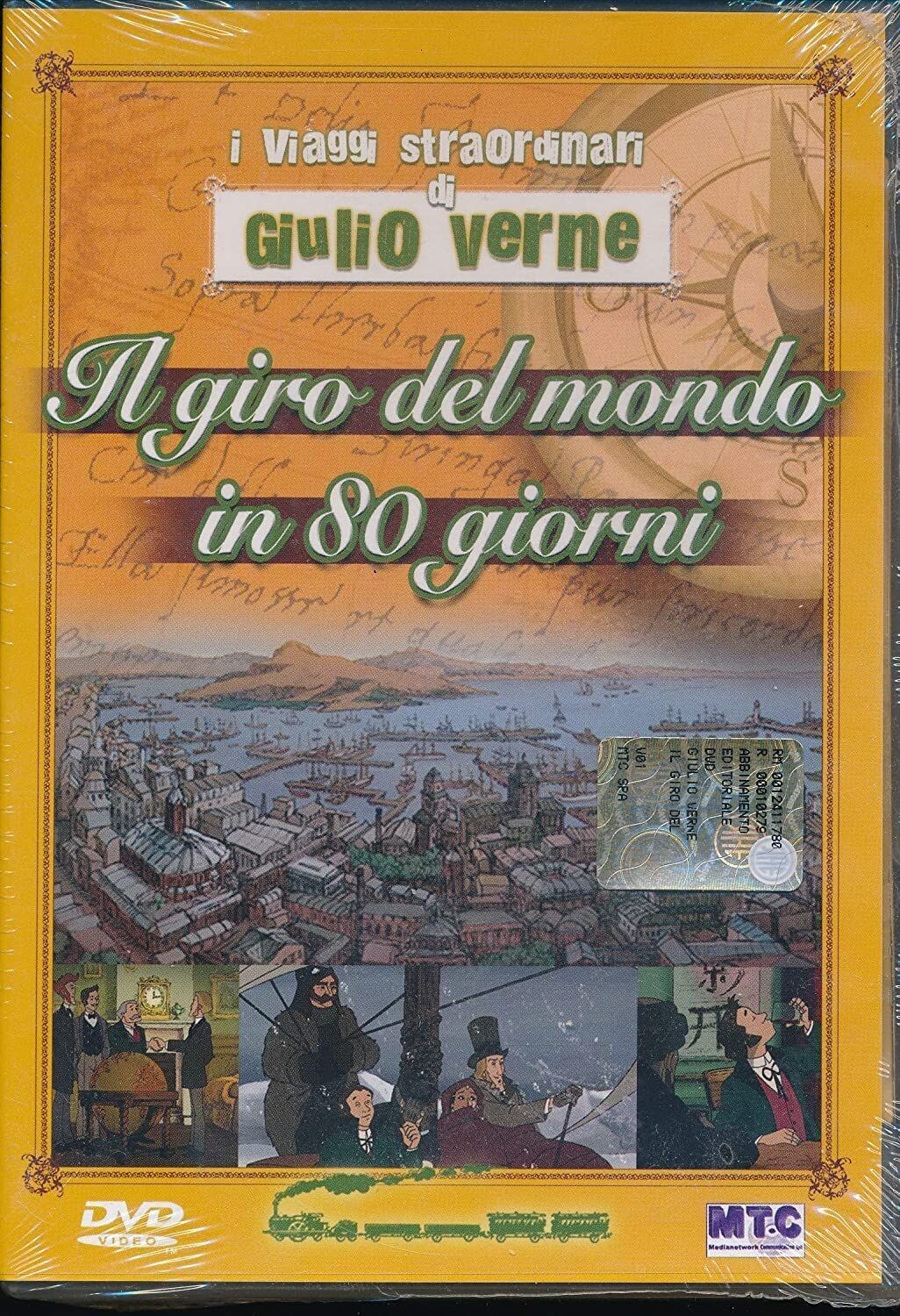 TeknoFilm - DVD – Giulio Verne - IL GIRO DEL MONDO IN 80 GIORNI - COLOMBO