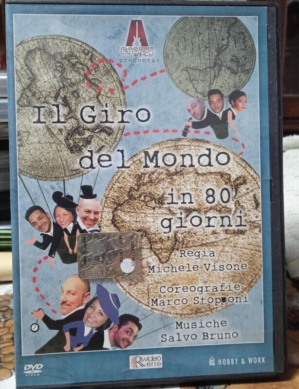 TeknoFilm - DVD – IL GIRO DEL MONDO IN 80 GIORNI (Musical) di Michele Visone (2012) - HOBBY & WORK