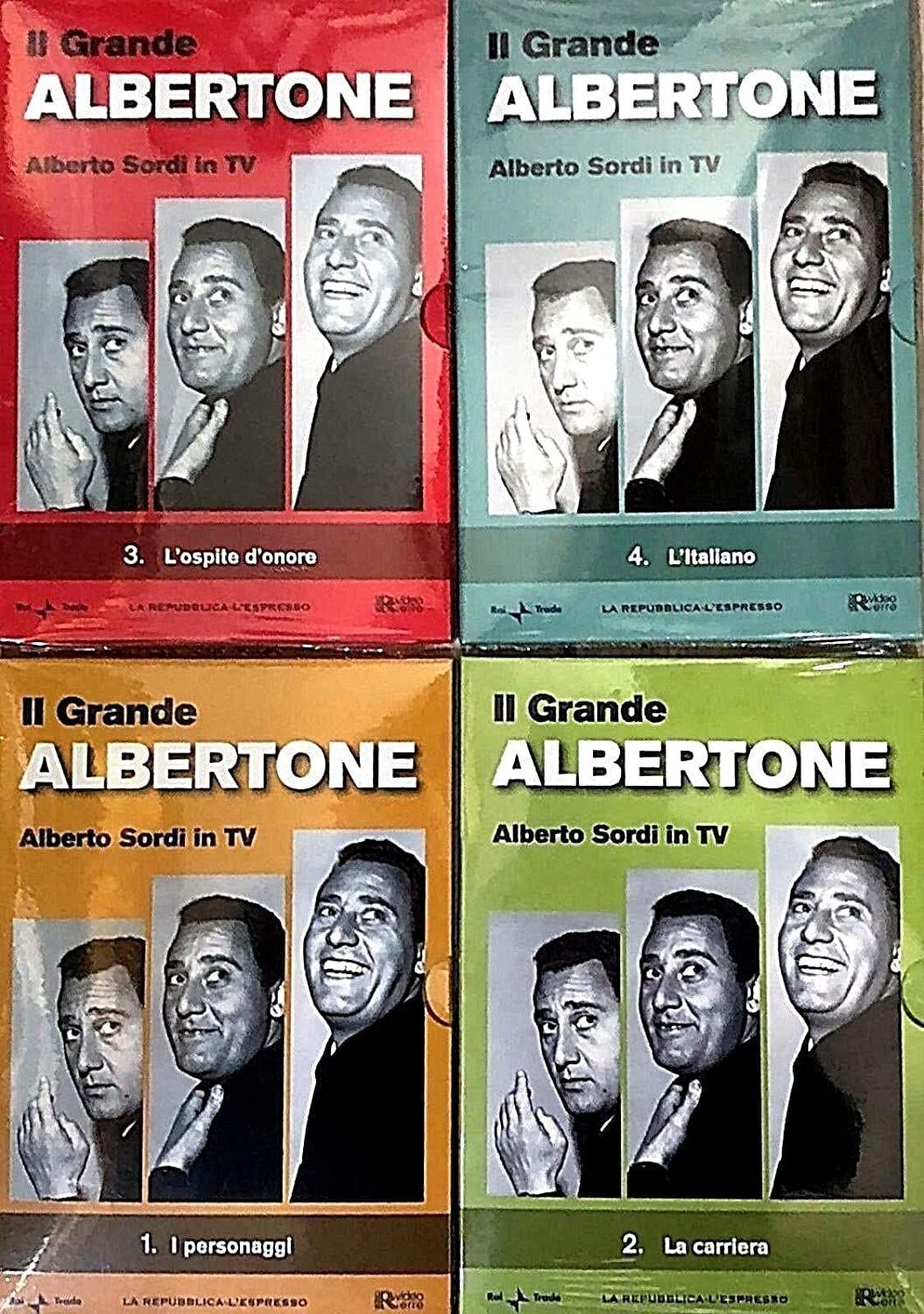 TeknoFilm - 4 DVD - IL GRANDE ALBERTONE IN TV - Alberto Sordi in TV (2010) - REPUBBLICA/L'ESPRESSO