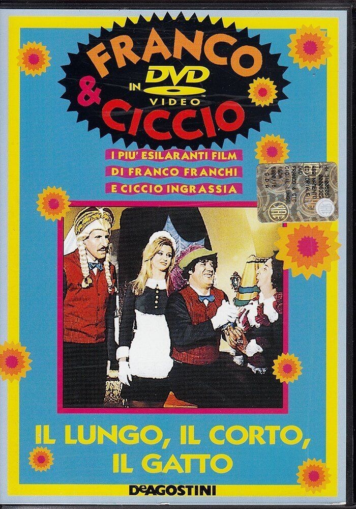 TeknoFilm - DVD – IL LUNGO, IL CORTO, IL GATTO (Versione Slim) di Lucio Fulci (1967) - DE AGOSTINI
