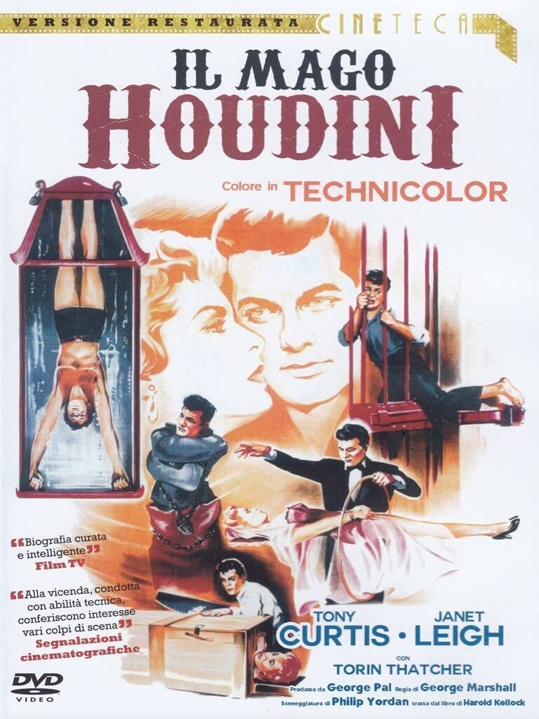 TeknoFilm - DVD (Versione Restaurata) – IL MAGO HOUDINI di George Marshall (1954) - NAR INTERNATIONAL