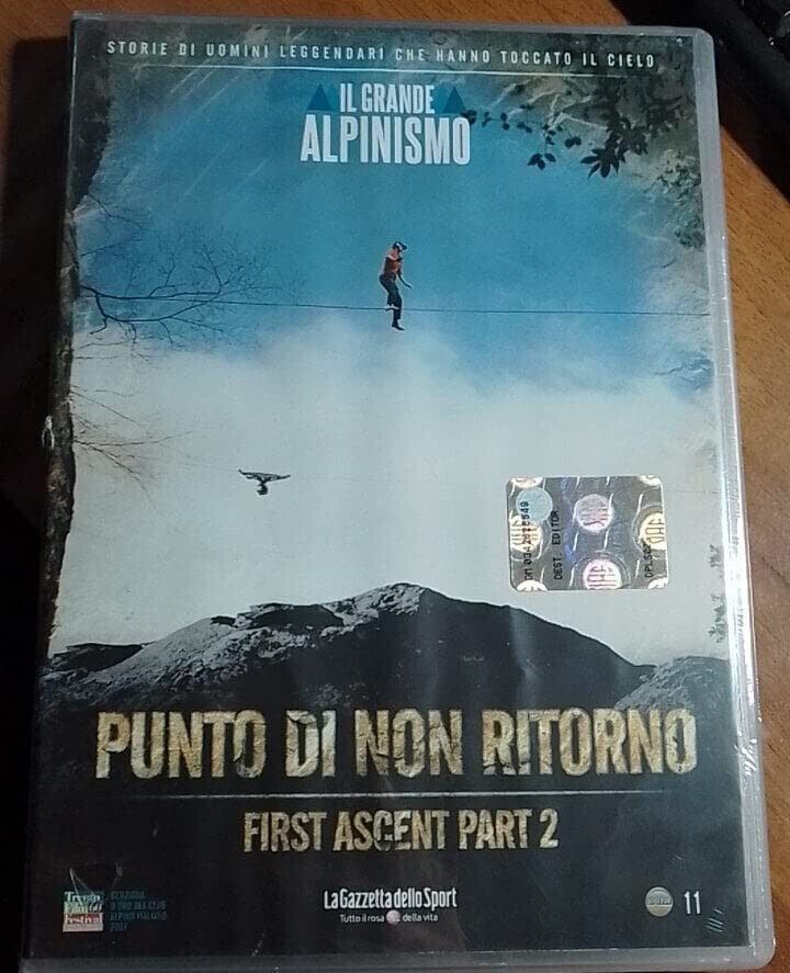 TeknoFilm – DVD – Il grande alpinismo Vol. 11 - PUNTO DI NON RITORNO - FIRST ASCENT PART 2 (2012) - GAZZETTA DELLO SPORT