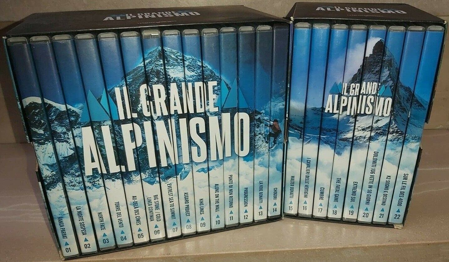 TeknoFilm - 2 Box 22 DVD – IL GRANDE ALPINISMO (2012) - GAZZETTA DELLO SPORT