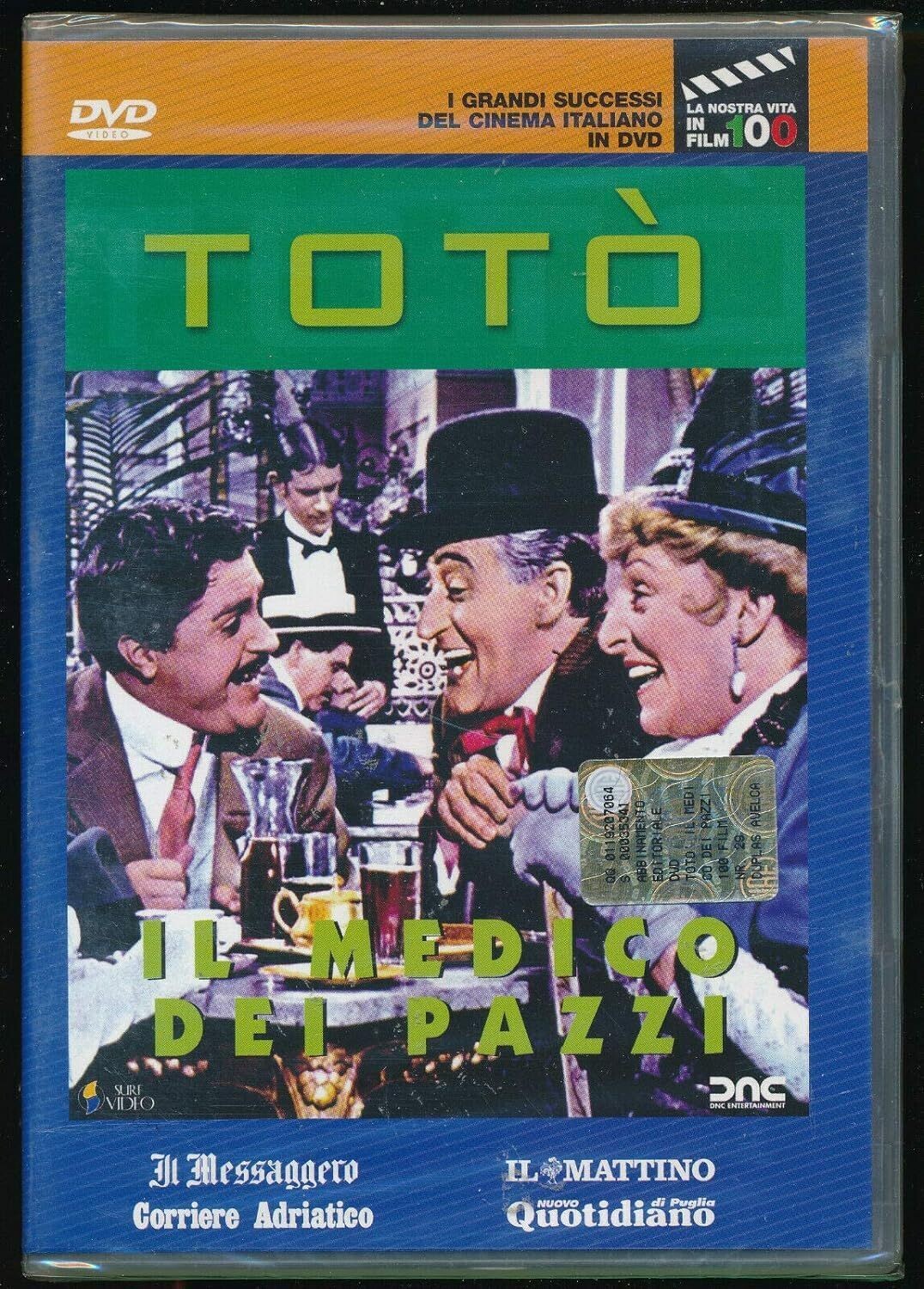 TeknoFilm - DVD – IL MEDICO DEI PAZZI di Mario Mattoli (1954) - IL MESSAGGERO