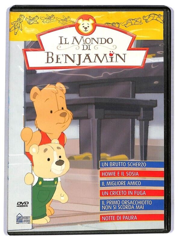 TeknoFilm - DVD – IL MONDO DI BENJAMIN (UN BRUTTO SCHERZO + altri 4 episodi) di Chris Schouten (2003) - HOBBY & WORK
