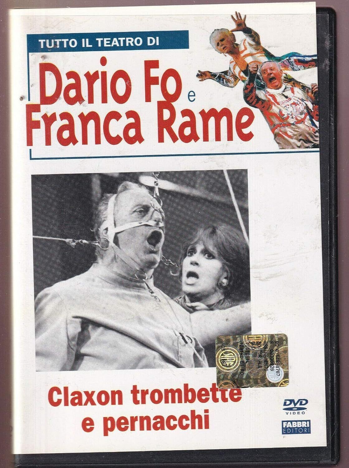 TeknoFilm - DVD + Book – Il teatro di Dario fò e Franca Rame - CLAXON, TROMBETTE E PERNACCHI di Giuseppe Ferrara (1981) - FABBRI EDITORI
