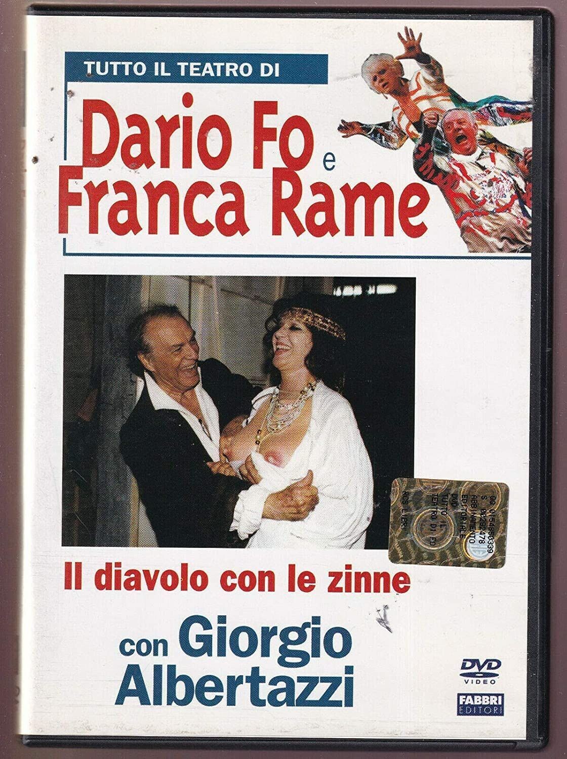 TeknoFilm - DVD + Book – Il teatro di Dario fò e Franca Rame - IL DIAVOLO CON LE ZINNE di Dario Fò (1997) - FABBRI EDITORI