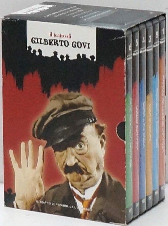 TeknoFilm - Box 6 DVD – IL TEATRO DI GILBERTO GOVI (2004) - REPUBBLICA/L'ESPRESSO