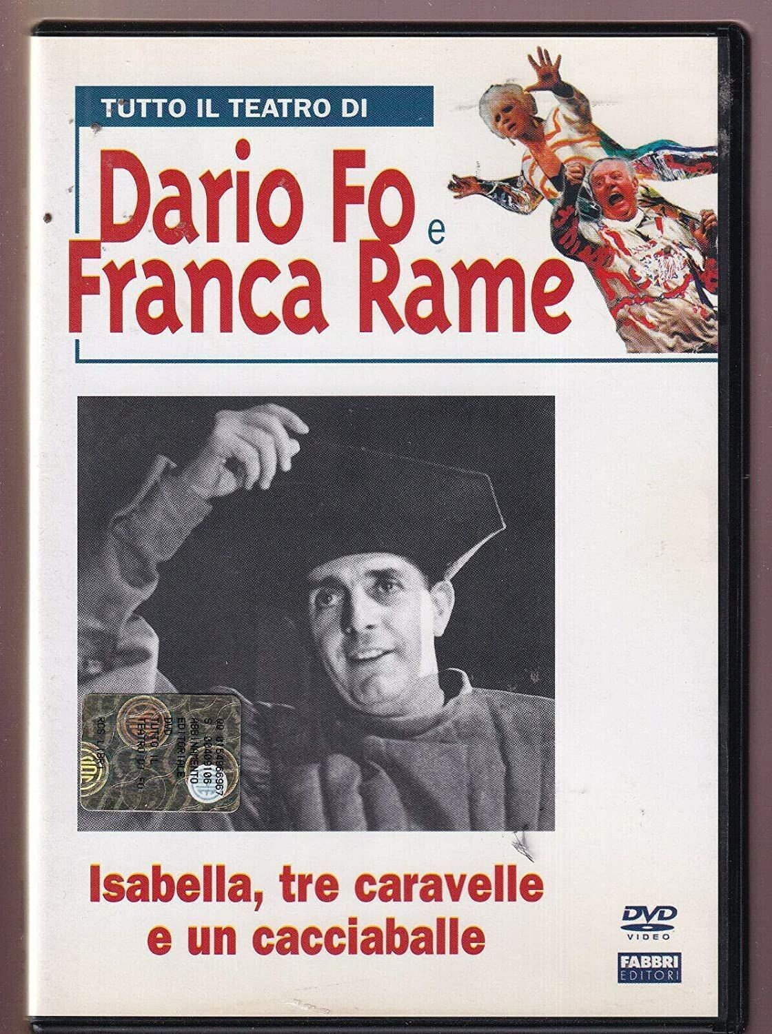 TeknoFilm - DVD + Book – Il teatro di Dario Fò e Franca Rame - ISABELLA, TRE CARAVELLE E UN CACCIABALLE di Dario Fò (1977) - FABBRI EDITORI