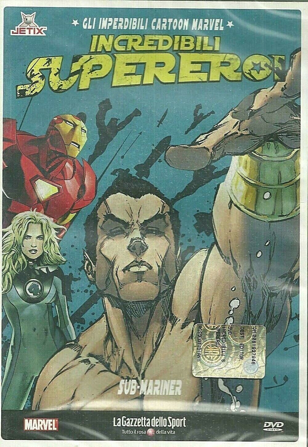 TeknoFilm - DVD – INCREDIBILI SUPEREROI Vol. 17 - SUB MARINER (2008) - GAZZETTA DELLO SPORT