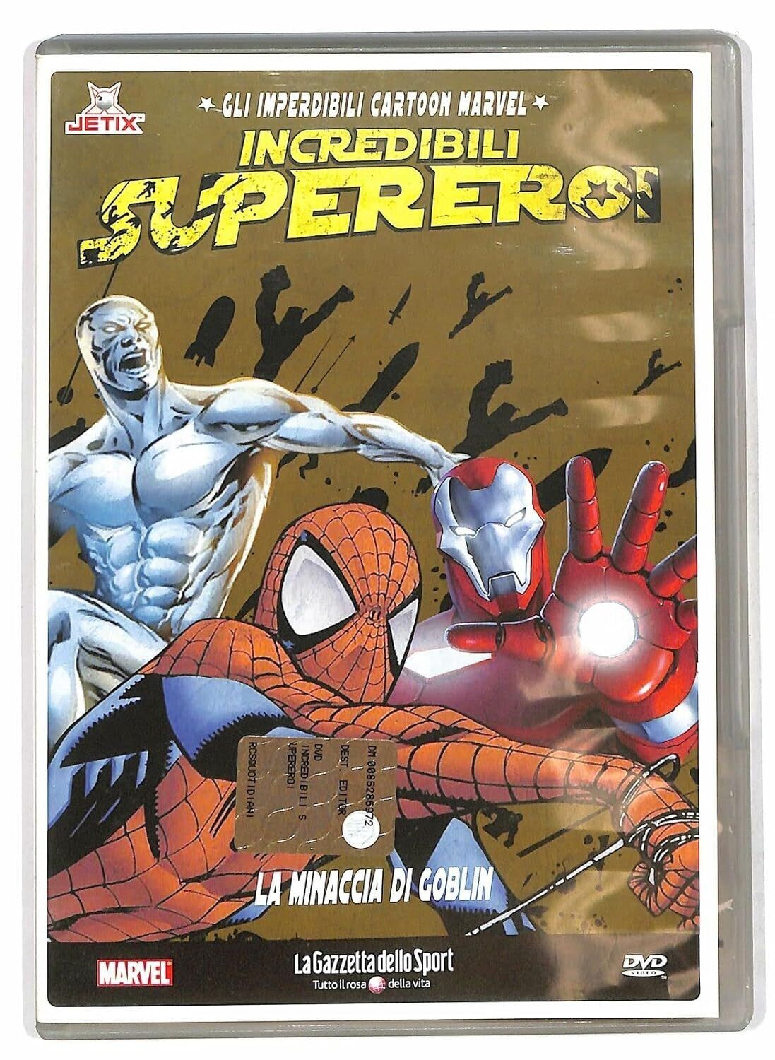 TeknoFilm - DVD – INCREDIBILI SUPEREROI Vol. 09 - LA MINACCIA DI GOBLIN (2008) - GAZZETTA DELLO SPORT