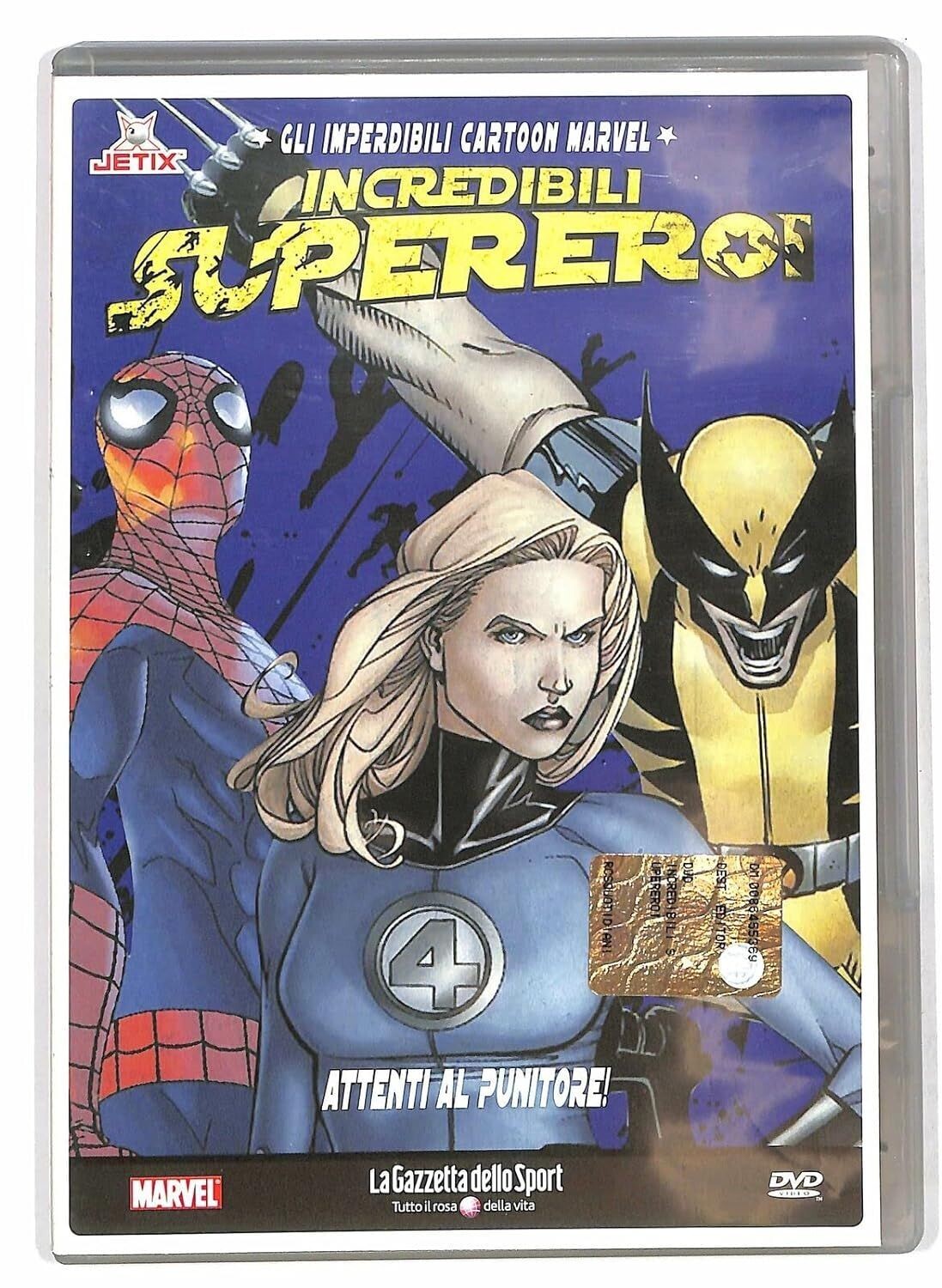 TeknoFilm - DVD – INCREDIBILI SUPEREROI Vol. 07 - ATTENTI AL PUNITORE (2008) - GAZZETTA DELLO SPORT