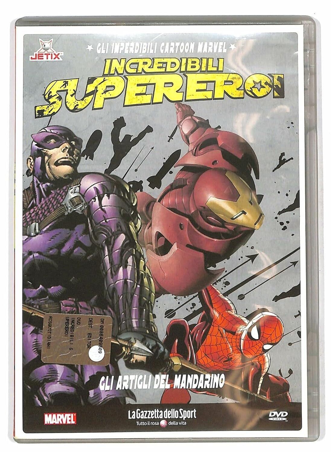 TeknoFilm - DVD – INCREDIBILI SUPEREROI Vol. 10 - GLI ARTIGLI DEL MANDARINO (2008) - GAZZETTA DELLO SPORT