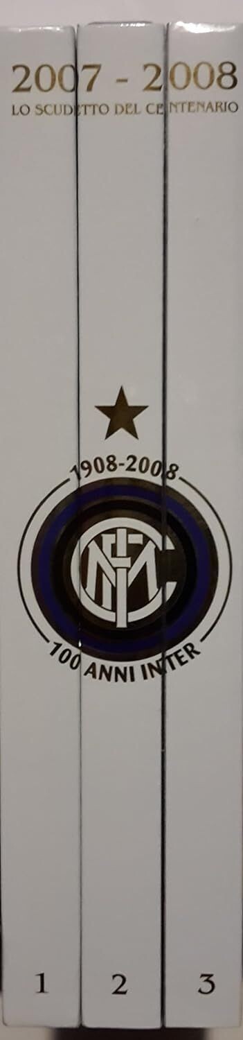 TeknoFilm - Box 3 DVD – INTER - LO SCUDETTO DEL CENTENARIO 2007/08 -  16°(CENTO ANNI DI STORIA) 2009 - GAZZETTA DELLO SPORT