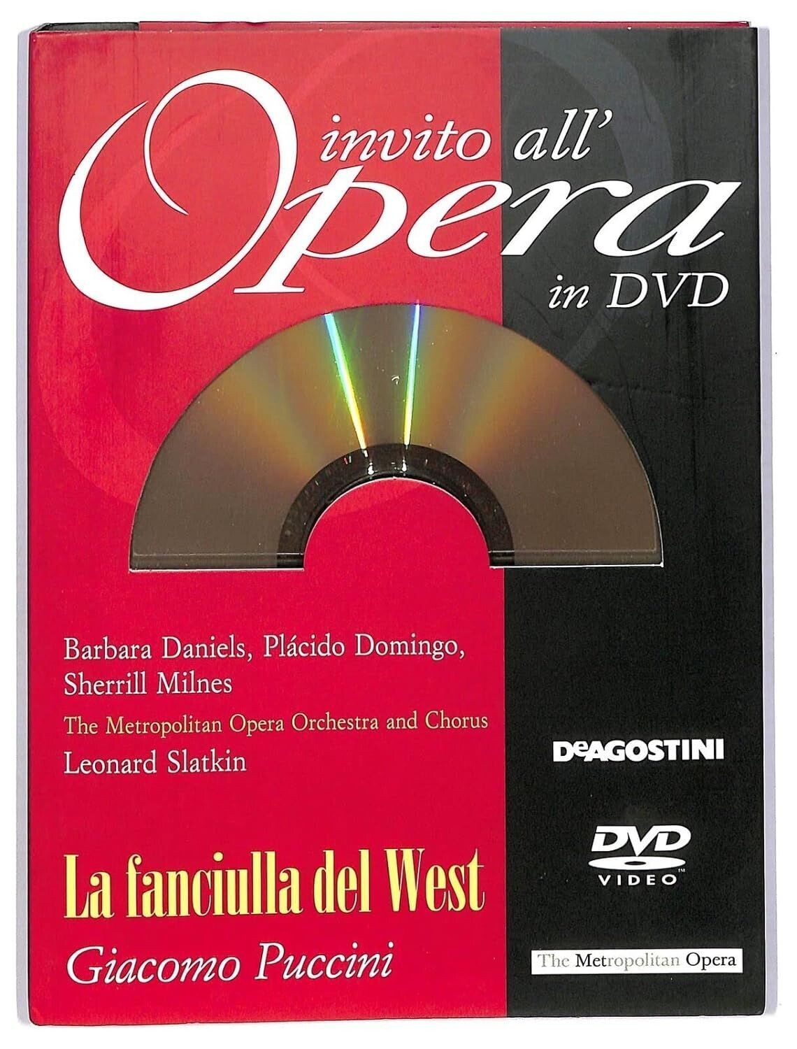 TeknoFilm - DVD – INVITO ALL'OPERA Vol. 19 - Giacomo Puccini - LA FANCIULLA DEL WEST (The Metropolitan Opera, Orchestra and Chorus) di Brian Large (1992) - DE AGOSTINI
