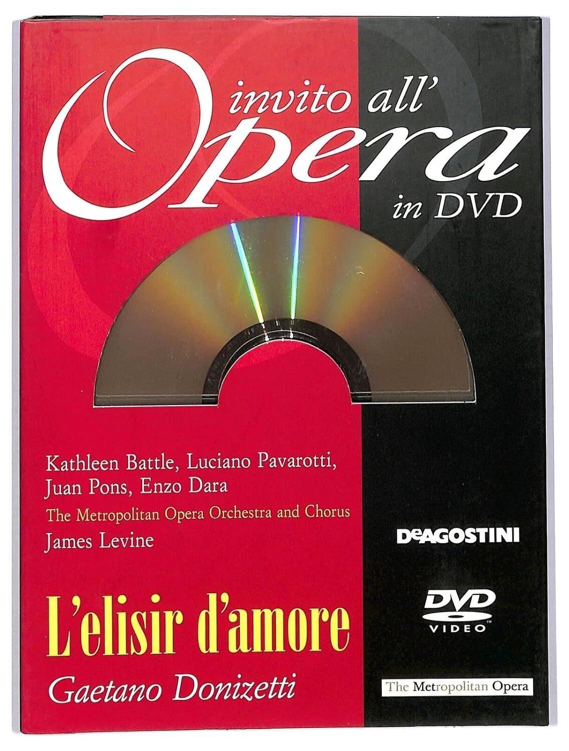 TeknoFilm - DVD - INVITO ALL'OPERA Vol. 14 - Gaetano Donizzetti - L'ELISIR D'AMORE (The Metropolitan Opera Orchestra and Chorus) di Brian Large (1982) - DE AGOSTINI