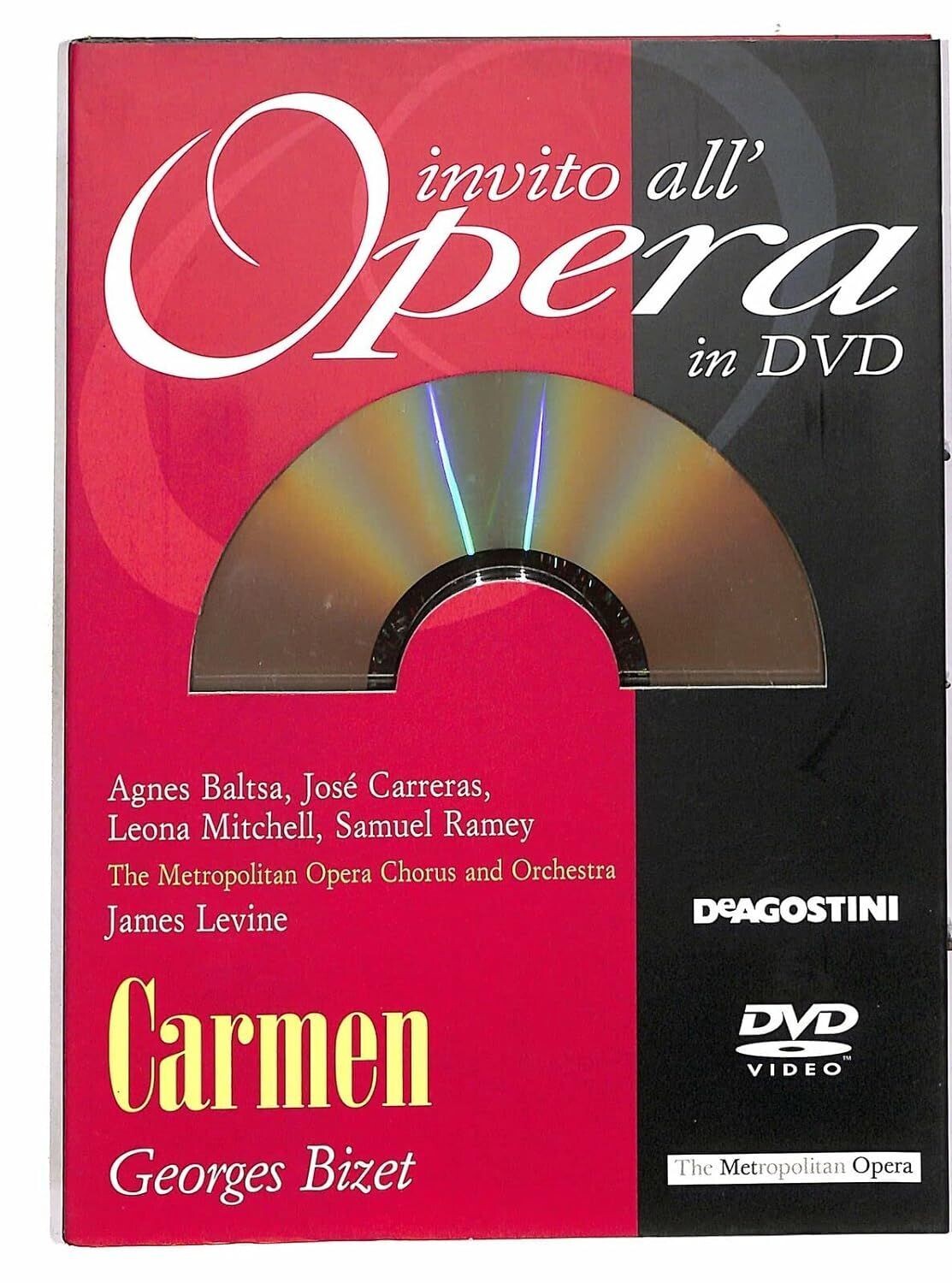TeknoFilm - DVD - INVITO ALL'OPERA Vol. 02 - GEORGE BIZET - CARMEN: James Levine - The metropolitan opera chorus and orchestra di Brian Large (1988) - DE AGOSTINI