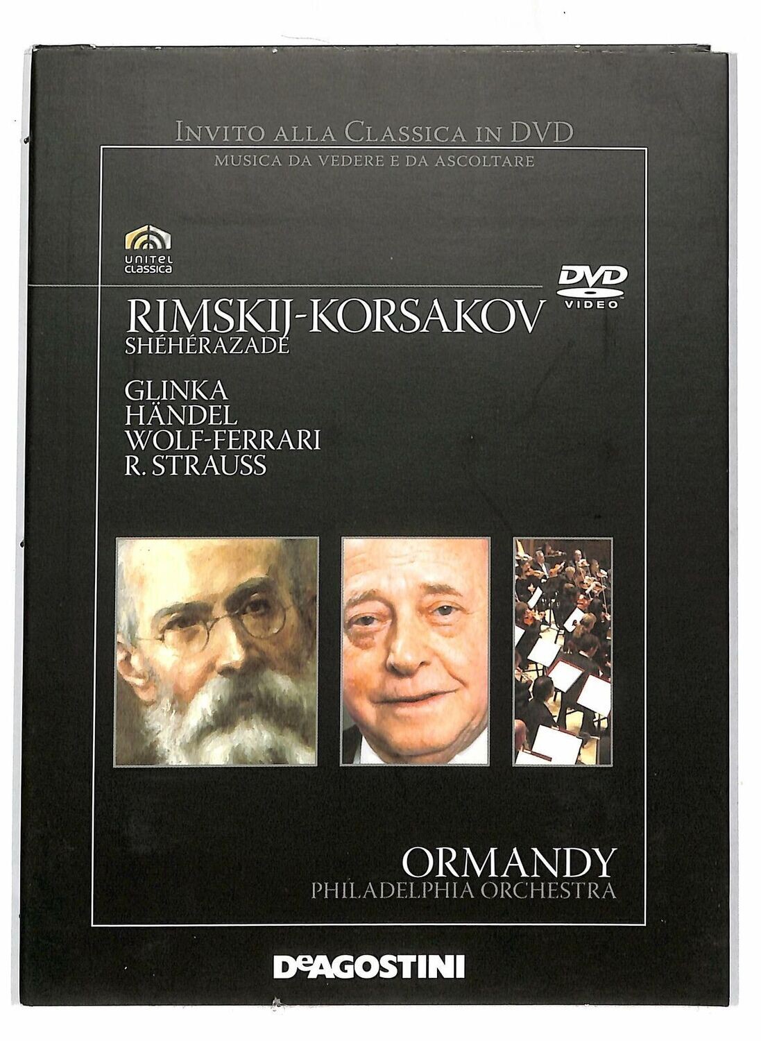TeknoFilm - DVD - Invito alla classica Vol. 13 - RIMSKIJ - KORSAKOV: SHEHERAZADE Op. 35 - Ormandy Philarmonia Orchestra di Kirk Browning (1977) -  DE AGOSTINI