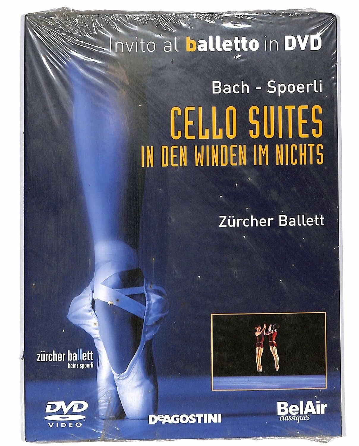 TeknoFilm - DVD – Invito al balletto Vol. 58 - CELLO SUITES IN DEN WINDEN IM NICHTS (Zurcher ballet) di Andy Sommer (2004) - DE AGOSTINI