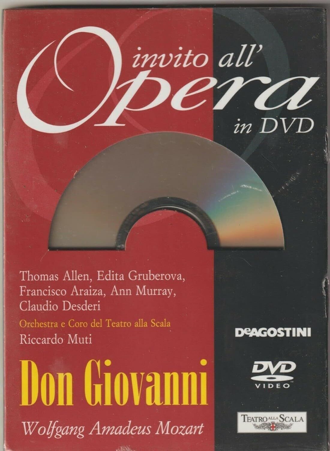 TeknoFilm - DVD – UN PALCO ALL'OPERA Vol. 04 - W. A. MOZART - DON GIOVANNI di Giorgio Strehler - Coro e orchestra del Teatro alla Scala (2004) - DE AGOSTINI