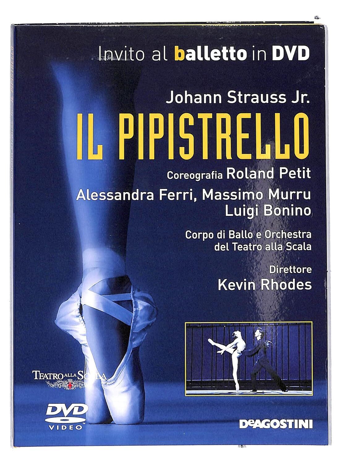 TeknoFilm - DVD – Invito al balletto Vol. 21 - IL PIPISTRELLO (Ballo e Orchestra della Scala di Milano) di Tina Protasoni (2003) - DE AGOSTINI