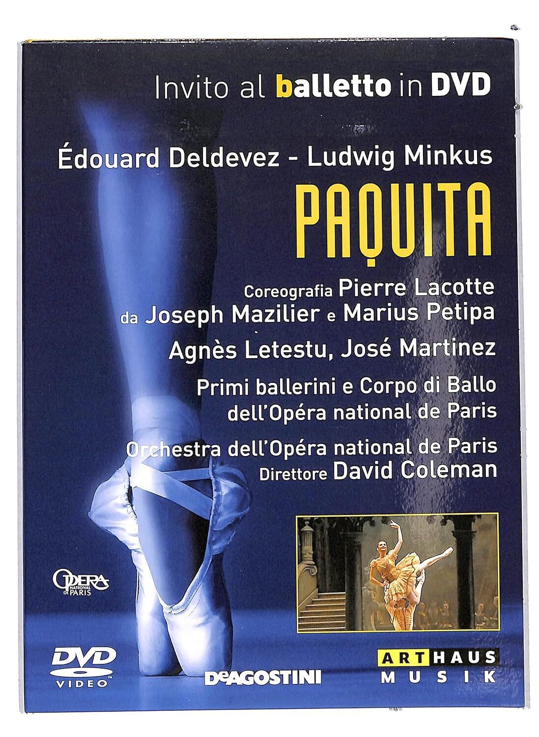 TeknoFilm - DVD – Invito al balletto Vol. 22 - PAQUITA (Ballo e Orchestra del'Opra National de Paris) di Denis Caiozzi (2003) - DE AGOSTINI