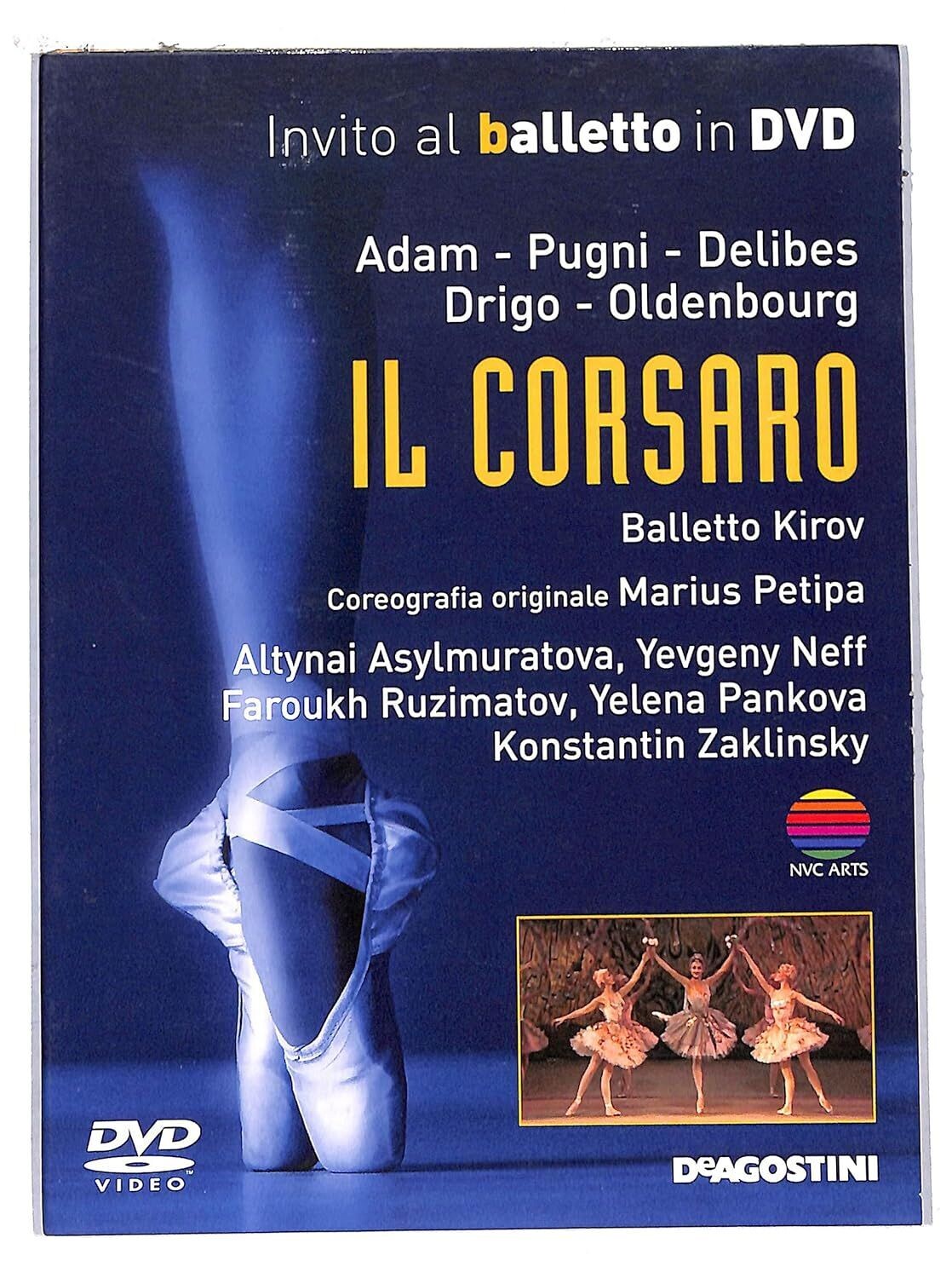 TeknoFilm - DVD – Invito al balletto Vol. 19 - IL CORSARO (Balletto e Orchestra del Teatro di Kirov) di Colin Nears (1989) - DE AGOSTINI