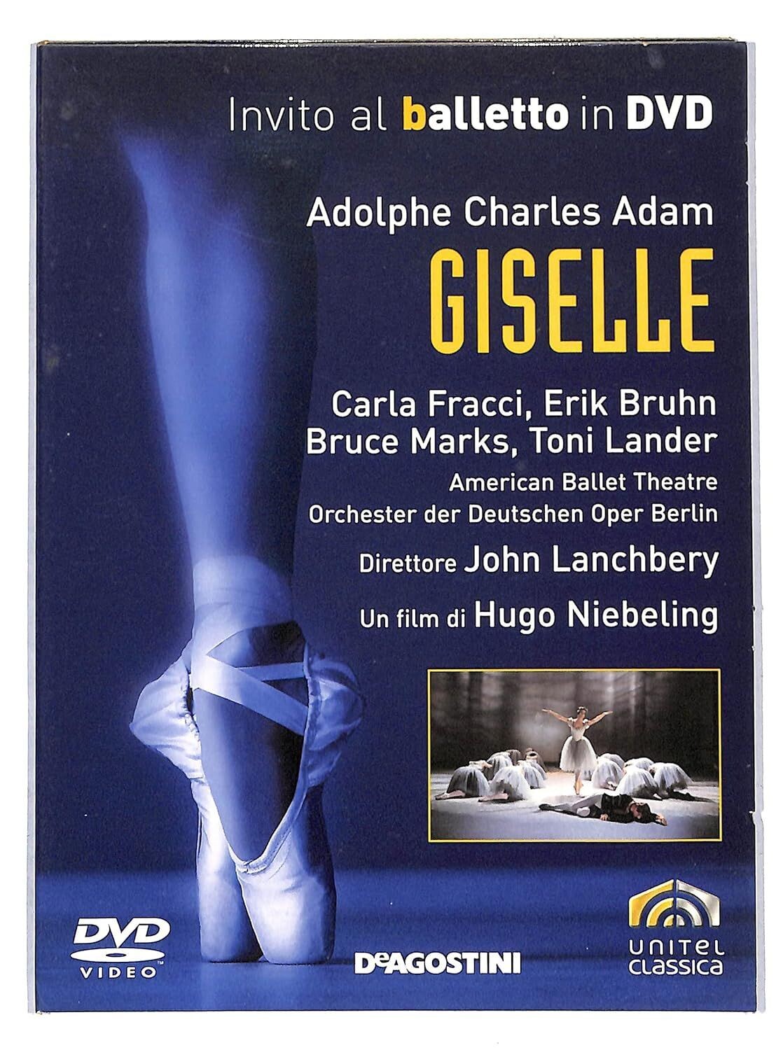 TeknoFilm - DVD – Invito al balletto Vol. 05 - GISELLE (American Ballet Theatre e Orchester der Deutschen Oper Berlin) di Hugo Niebeling & David Blair (1967) - DE AGOSTINI