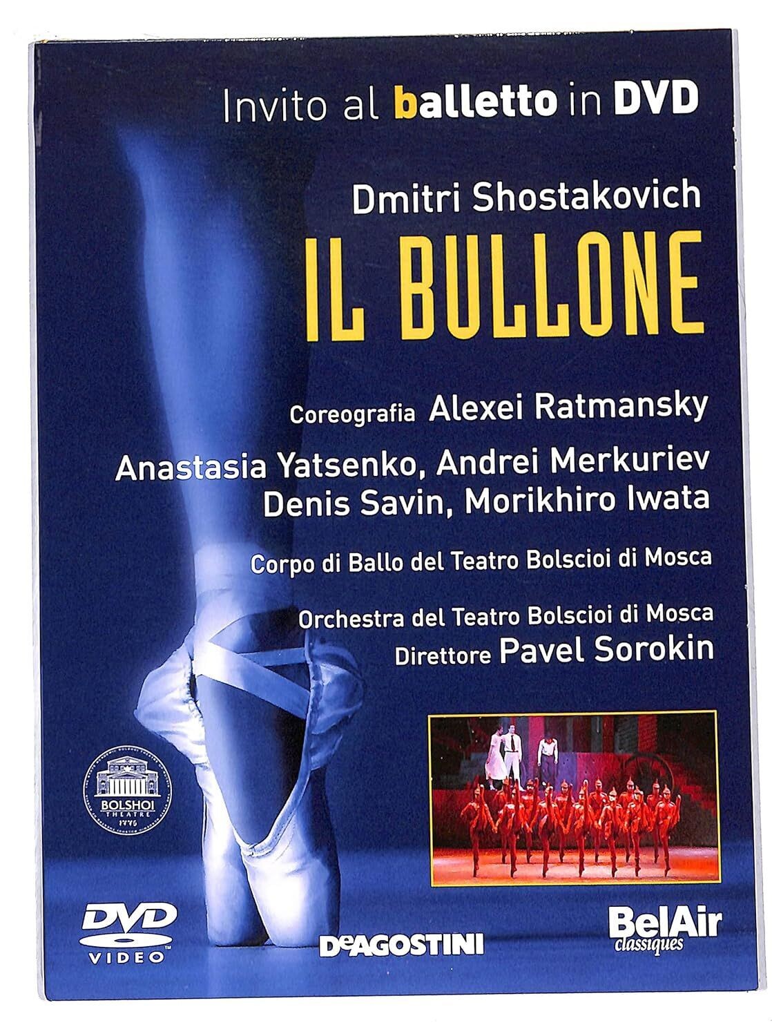 TeknoFilm - DVD – Invito al balletto Vol. 25 - IL BULLONE (Corpo di Ballo  e Orchestra del Teatro Bolscioi di Mosca) di François Duplat (2006) - DE AGOSTINI