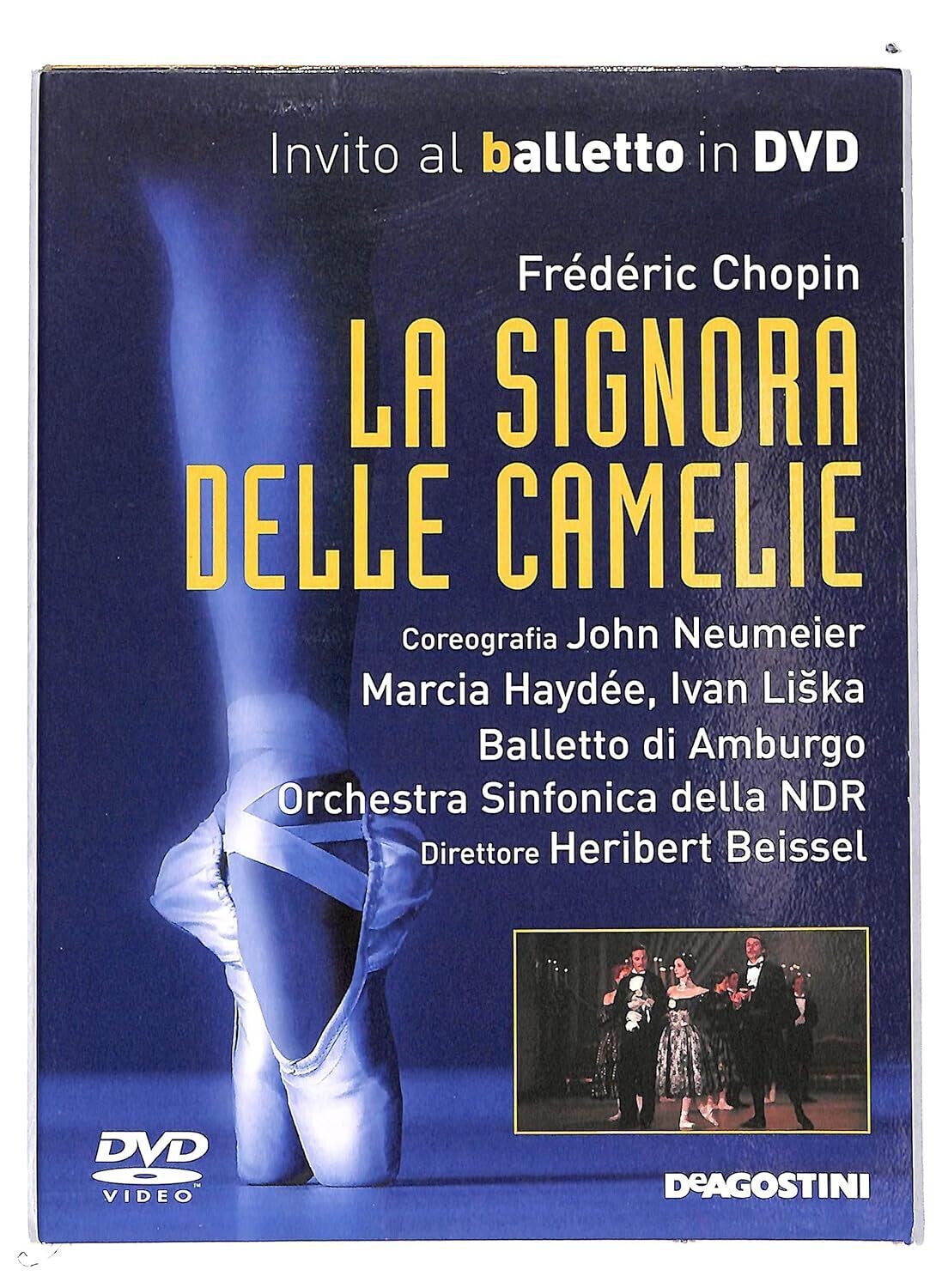 TeknoFilm - DVD – Invito al balletto Vol. 12 - LA SIGNORA DELLE CAMELIE (Balletto di Amburgo  e Orchestra Sinfonica della NDR) di John Neumeier (1987) - DE AGOSTINI
