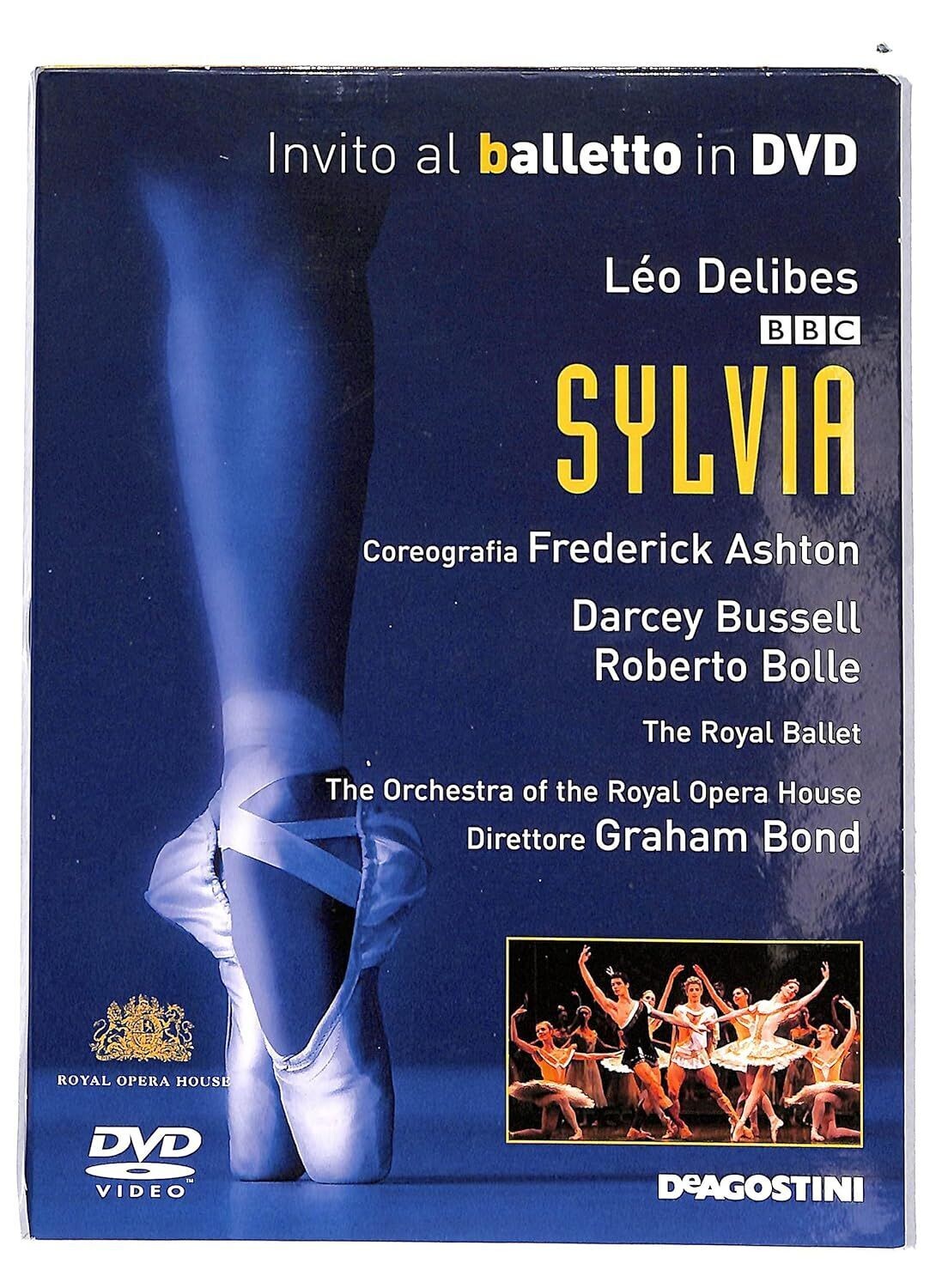 TeknoFilm - DVD – Invito al balletto Vol. 15 - SYLVIA (BallettoOrchestra of The Royal Opera House) di Ross MacGibbon (1996) - DE AGOSTINI