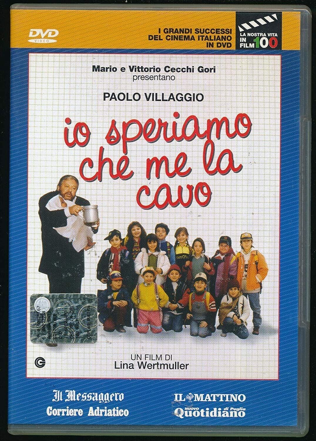 TeknoFilm - DVD – IO SPERIAMO CHE ME LA CAVO di Lina Wertmüller (1992) - IL MESSAGGERO
