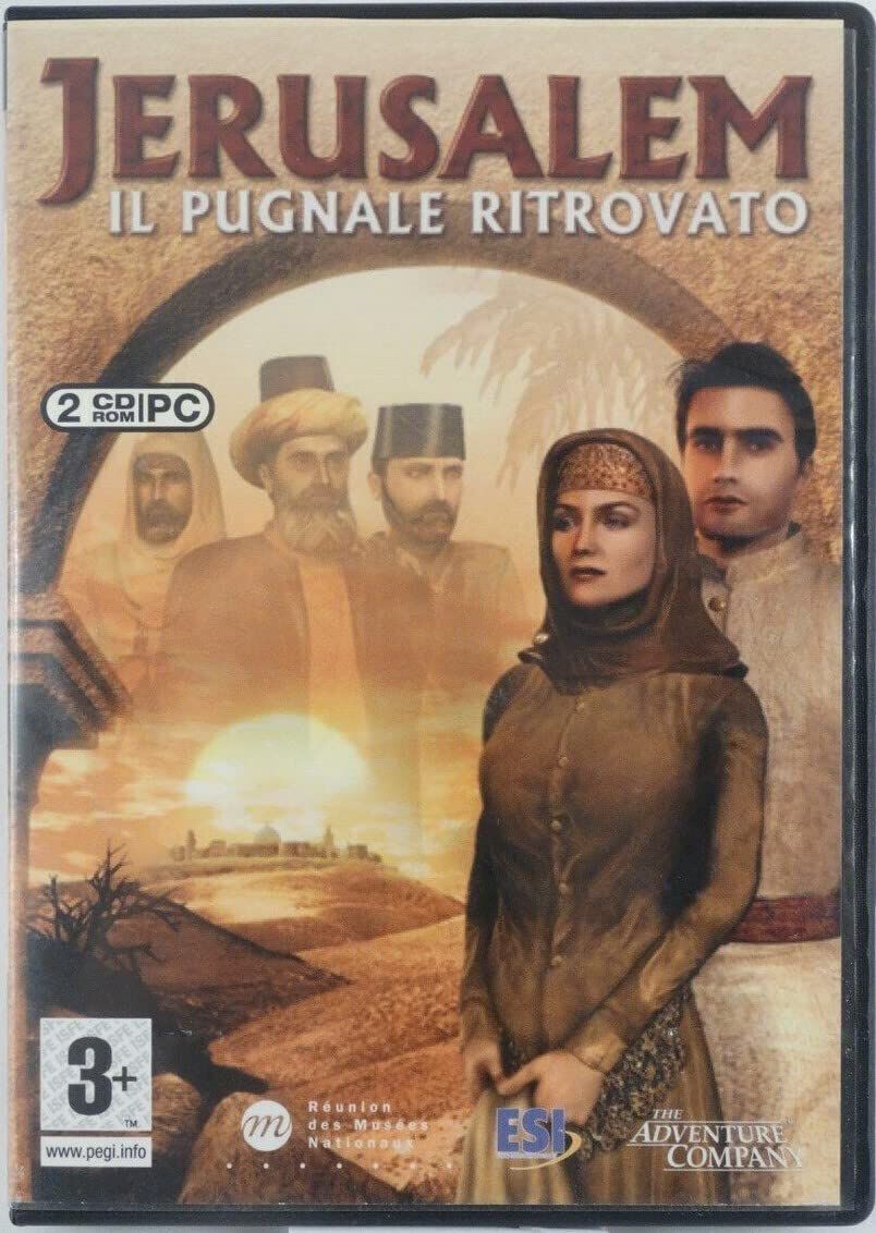 TeknoFilm - 2 CDRom Videogames PC – JERUSALEM - IL PUGNALE RITROVATO (2002) - ESI