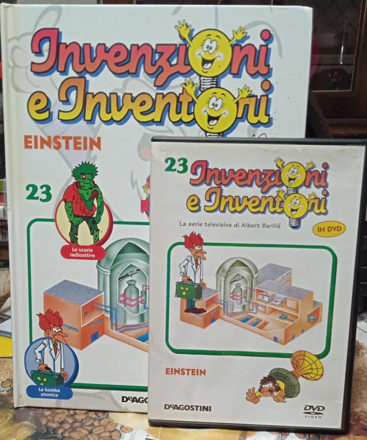 TeknoFilm - DVD + Libro – INVENZIONI E INVENTORI Vol. 23 - EINSTEIN (2008) - DE AGOSTINI