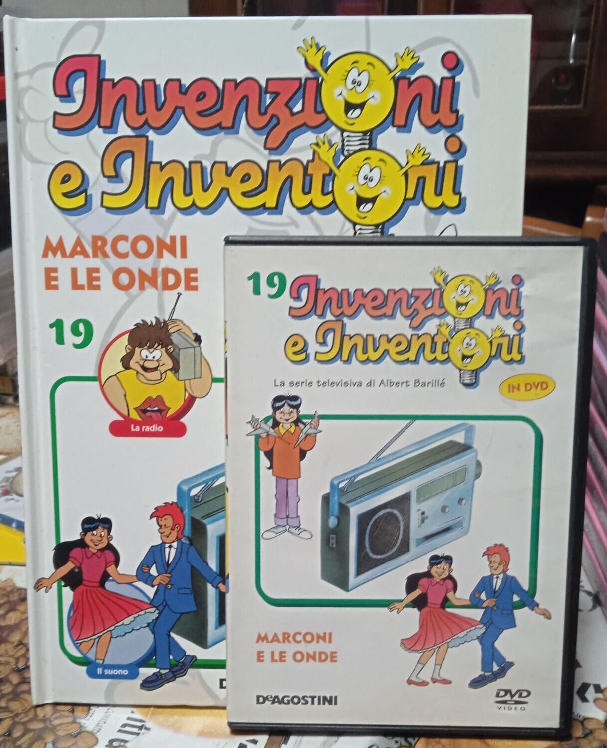 TeknoFilm - DVD + Libro – INVENZIONI E INVENTORI Vol. 19 - MARCONI E LE ONDE (2008) - DE AGOSTINI