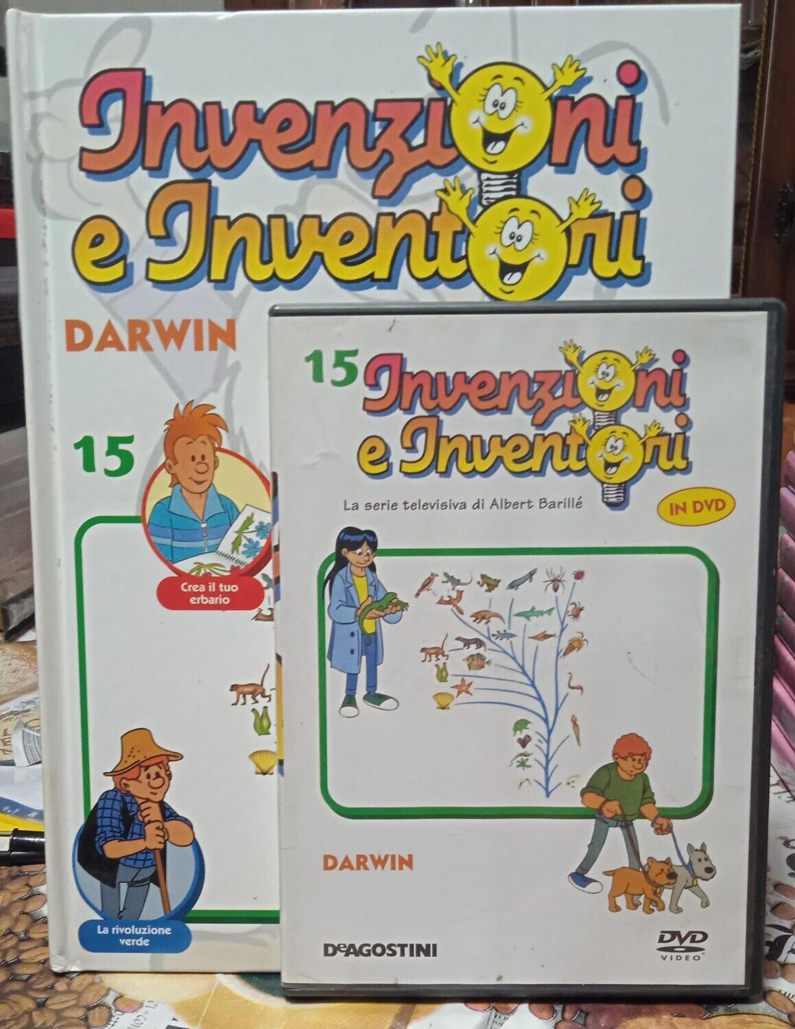 TeknoFilm - DVD + Libro – INVENZIONI E INVENTORI Vol. 15 - DARWIN (2008) - DE AGOSTINI