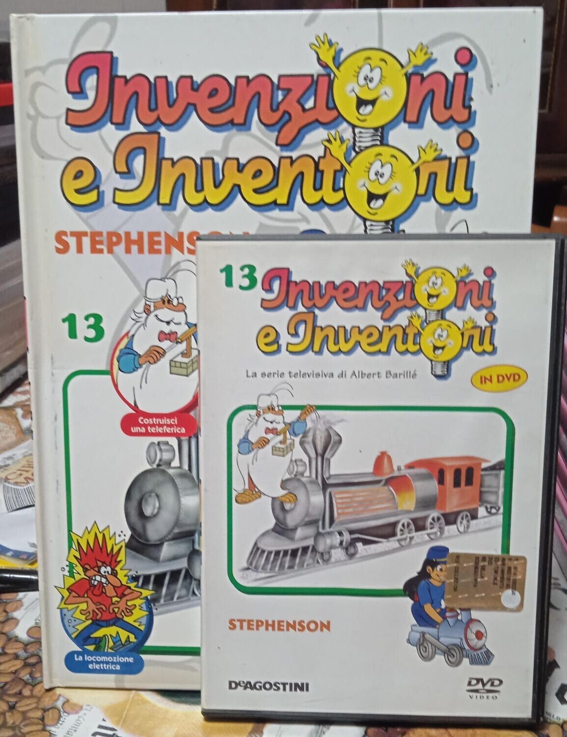 TeknoFilm - DVD + Libro – INVENZIONI E INVENTORI Vol. 13 - STEPHENSON (2008) - DE AGOSTINI