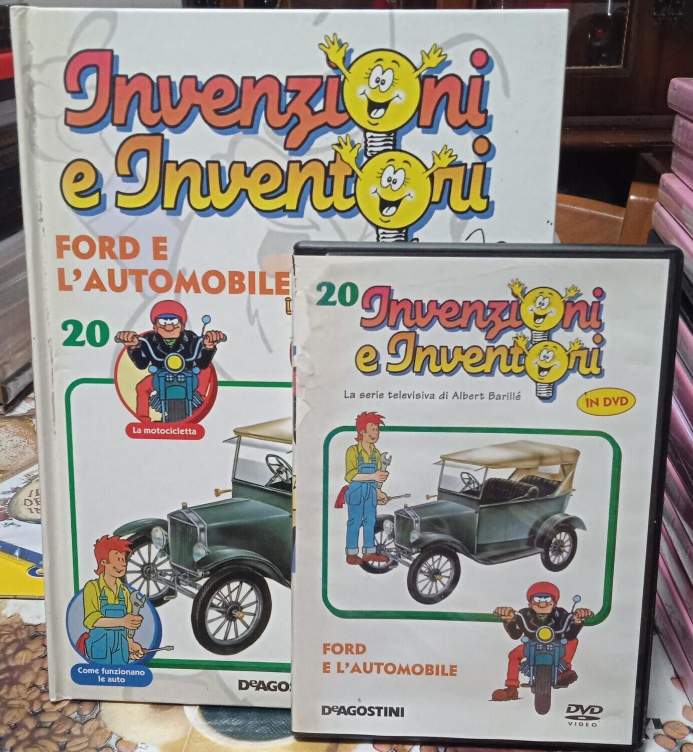 TeknoFilm - DVD + Libro – INVENZIONI E INVENTORI Vol. 20 - FORD E L'AUTOMOBILE (2008) - DE AGOSTINI