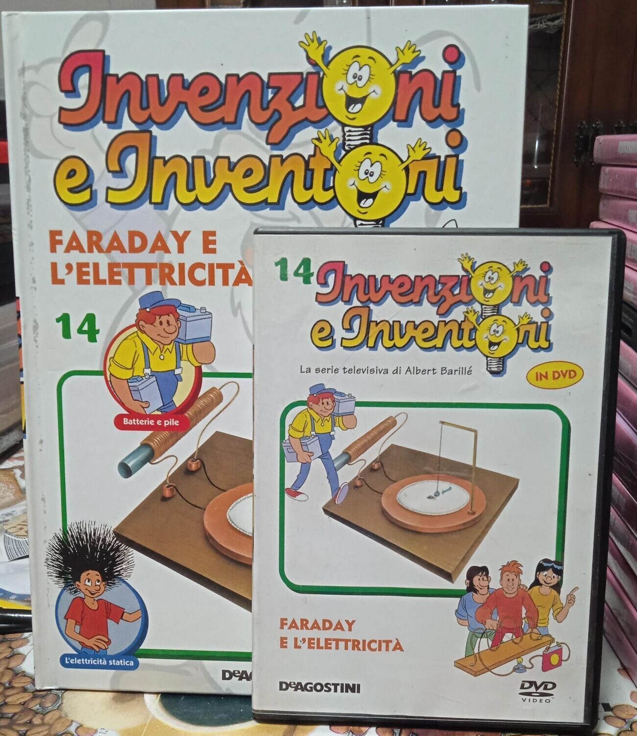 TeknoFilm - DVD + Libro – INVENZIONI E INVENTORI Vol. 14 - FARADAY E L'ELETTRICITA' (2008) - DE AGOSTINI