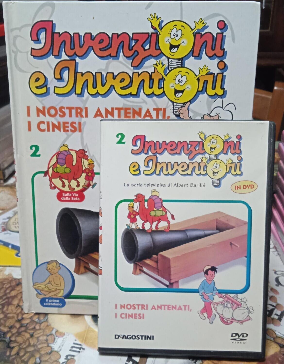 TeknoFilm - DVD + Libro – INVENZIONI E INVENTORI Vol. 02 - I NOSTRI ANTENATI, I CINESI (2008) - DE AGOSTINI