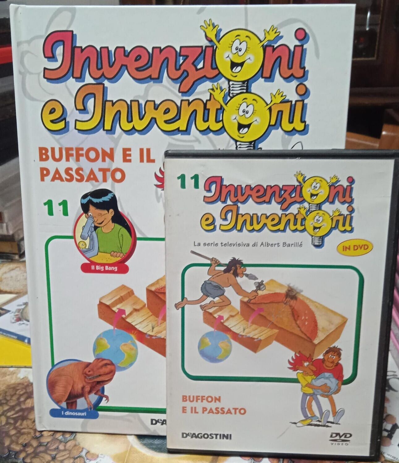 TeknoFilm - DVD + Libro – INVENZIONI E INVENTORI Vol. 11 - BUFFON E IL PASSATO (2008) - DE AGOSTINI
