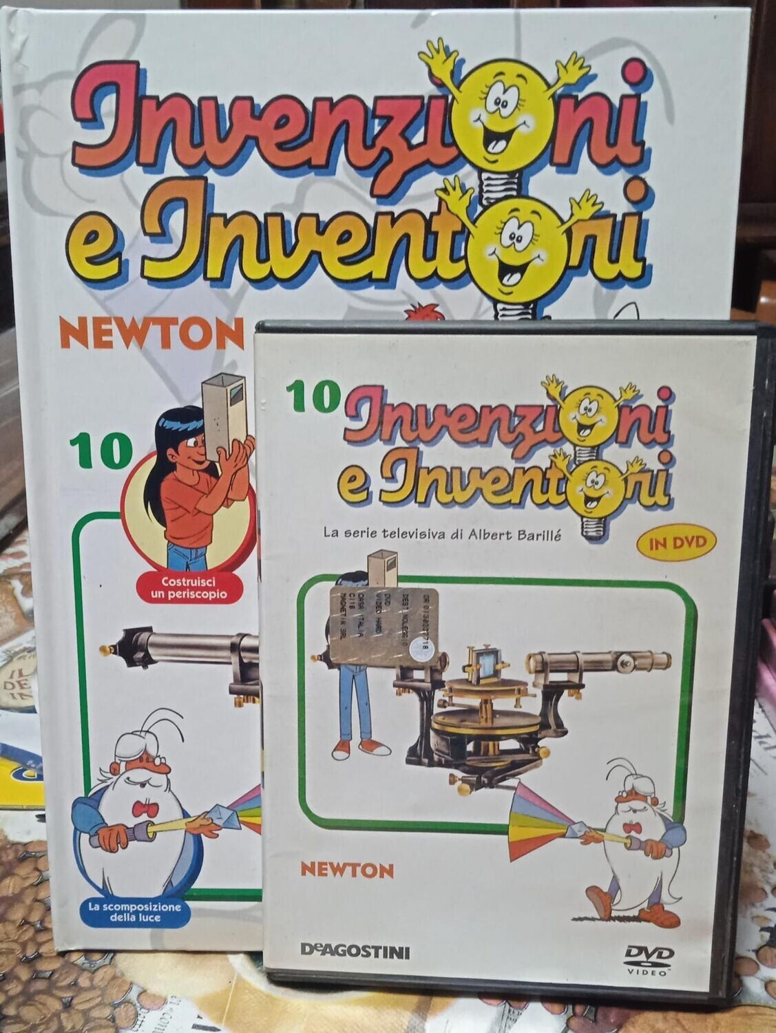 TeknoFilm - DVD + Libro – INVENZIONI E INVENTORI Vol. 10 - NEWTON (2008) - DE AGOSTINI