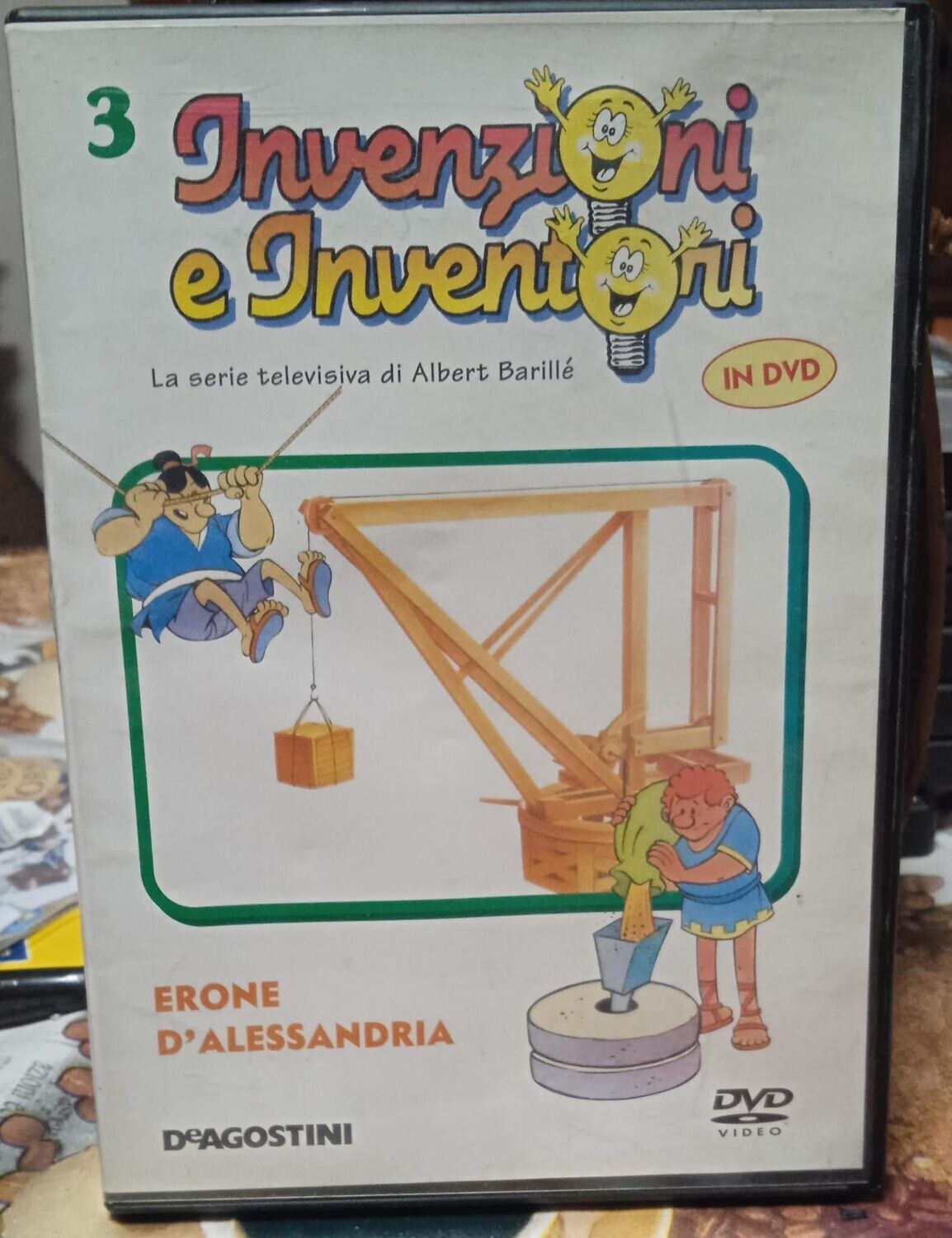 TeknoFilm - DVD – INVENZIONI E INVENTORI Vol. 03 - ERONE D'ALESSANDRIA (2008) - DE AGOSTINI