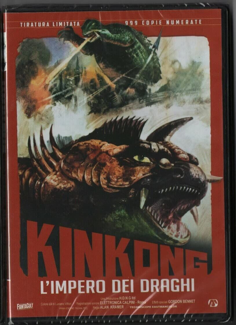 TeknoFilm - DVD (Ed. Tiratura limitata 714/999) – KINKONG - L'IMPERO DEI DRAGHI di Noriaki Yuasa (1970) - MOSAICO MEDIA