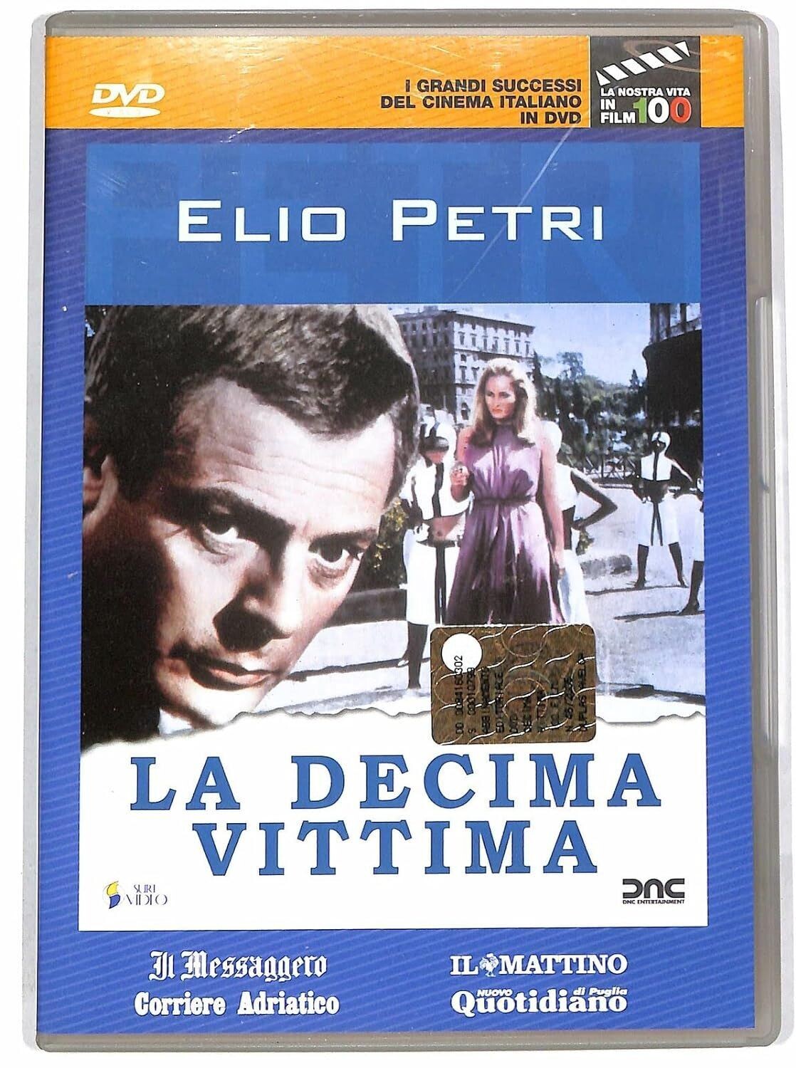 TeknoFilm - DVD – LA DECIMA VITTIMA di Elio Petri (1965) - IL MESSAGGERO